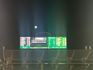 Oakland A's Night Game Scoreboard